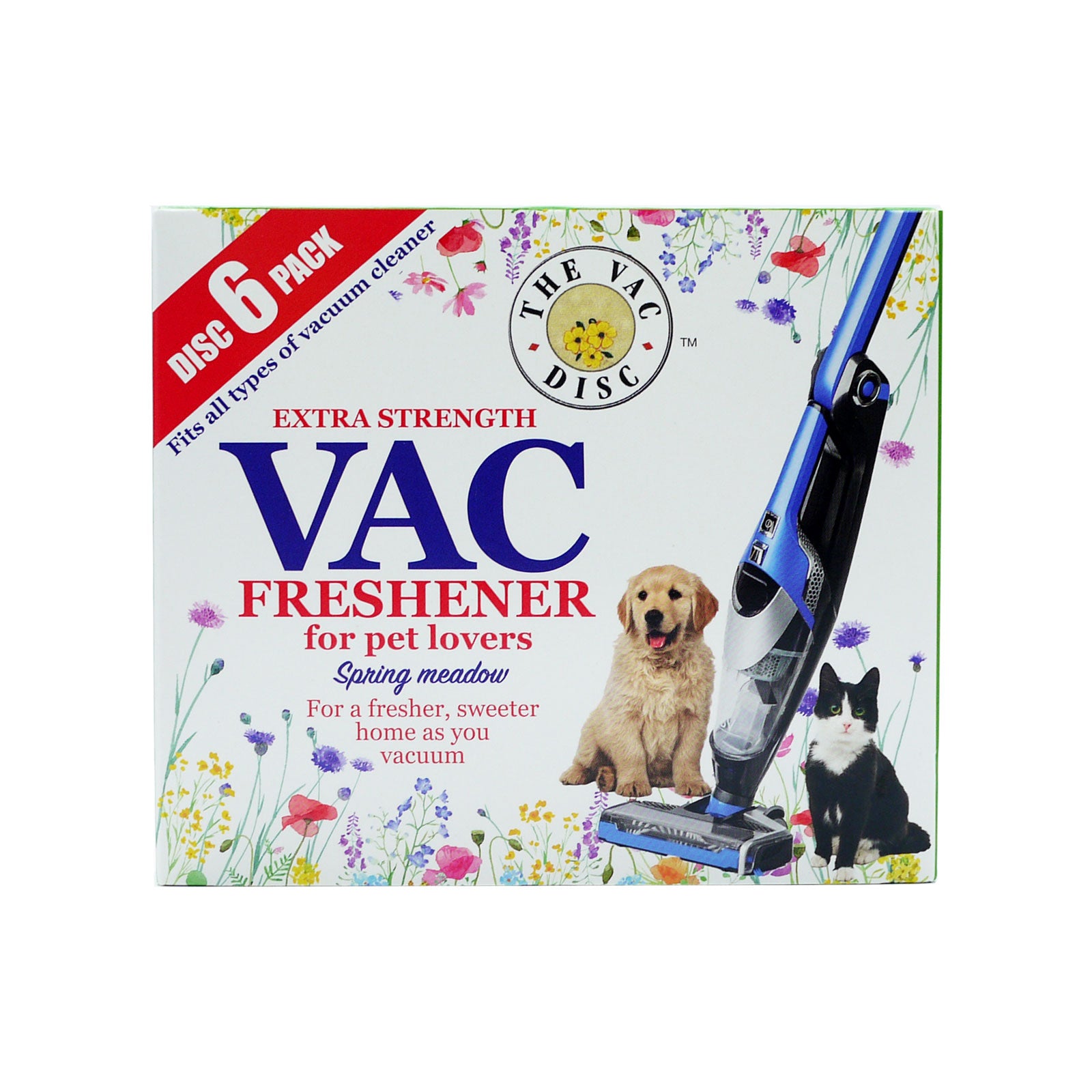 Vac Freshener Spring Meadow 6 Disc | Affordable & Durable - Product Image Vac Freshener Spring Meadow 6 Disc | Affordable & Durable - Product Image